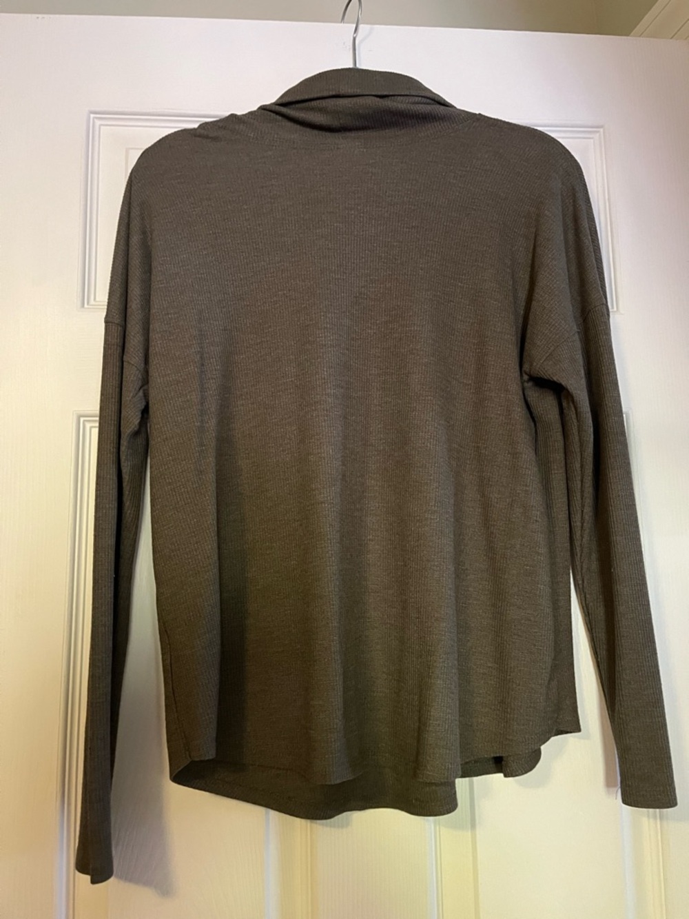 a new day Olive Green Turtleneck Sweater - like new condition - Picture 3 of 4